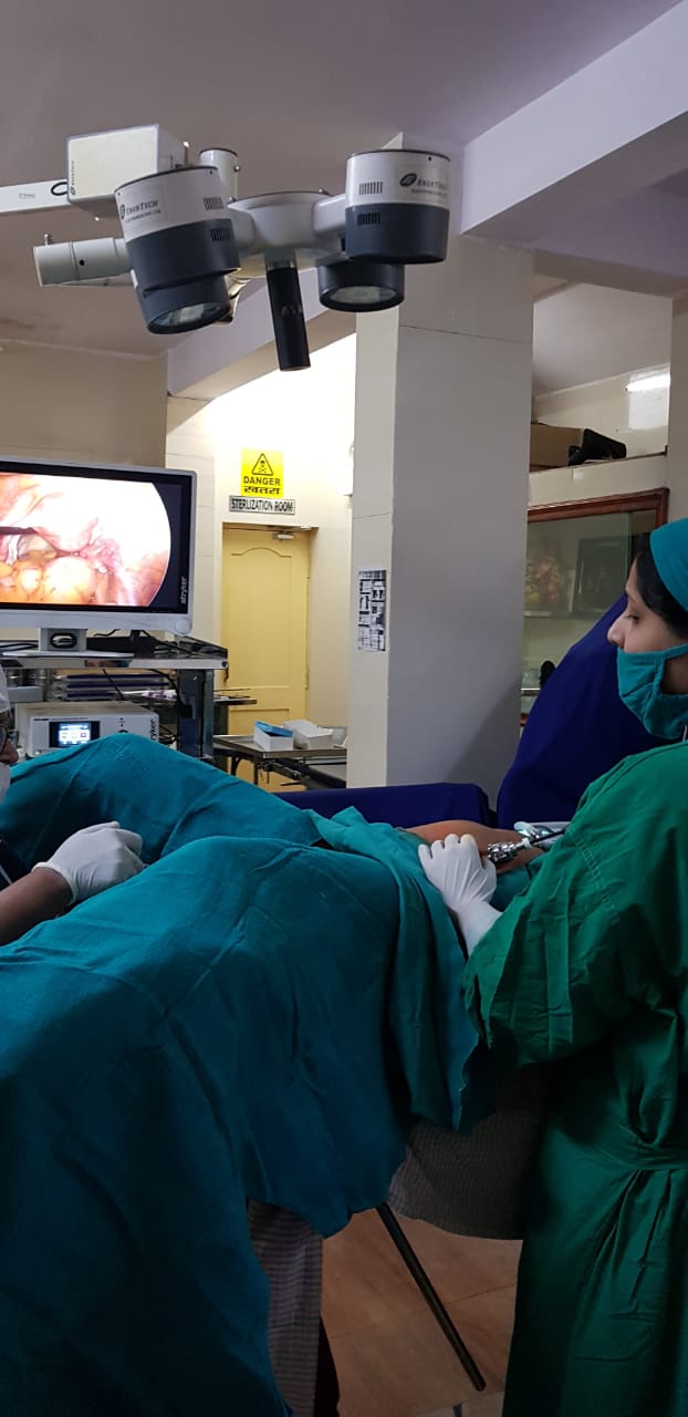 Laparoscopic surgery in gynae